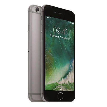 iPhone 6s 64gb Apple 4G LTE Desbloqueado Cinza Espacial - Produto de Vitrine Usado com Garantia de 90 dias
