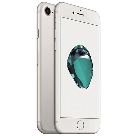 iPhone 7 32gb Apple 4G LTE Desbloqueado Prateado - Produto de Vitrine Usado com Garantia de 90 dias