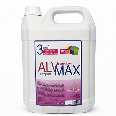 Alvejante Sem Cloro New Hallive Alvmax 5lt