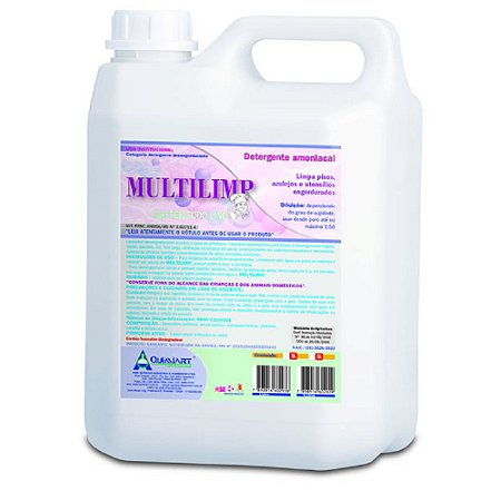 Detergente Amoníaco Multilimp 5lt