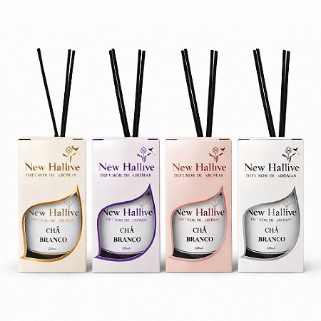 Difusor De Aromas Chá Branco 250ml Premium - New Hallive