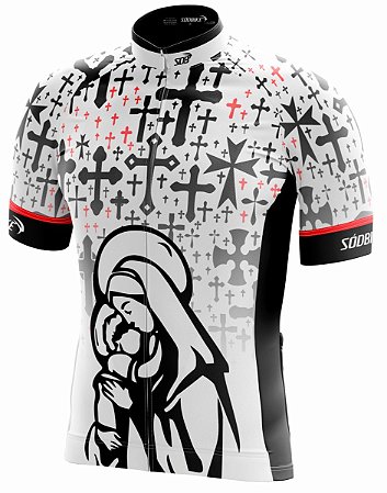 CAMISA CICLISMO MASCULINA SÓDBIKE DRY, PROTEÇÃO SOLAR 20, NOSSA SENHORA