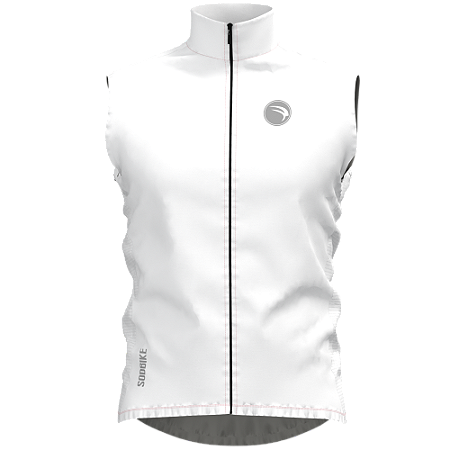 COLETE CORTA VENTO CICLISMO SÓDBIKE, 3 BOLSOS, ZIPER FULL - FEMININO