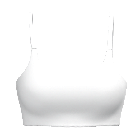 TOP Poliamida com bojo Branco