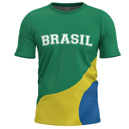 Camiseta Casual Brasil 2026 - Verde