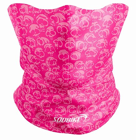 Bandana Tubular Sódbike Caveira Pink