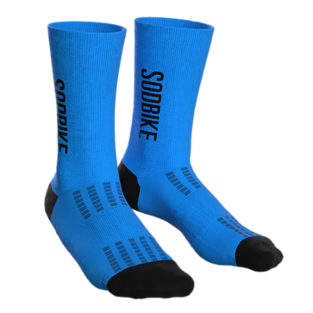 Meia Sódbike - Turquesa e Preta