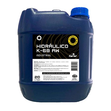 Oleo Lubrificante 68 Aw Hidraulico K-68 Aw 20L Karter