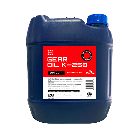 Oleo Sae 250 Api GL4 Câmbio Transmissões K250 20L Karter