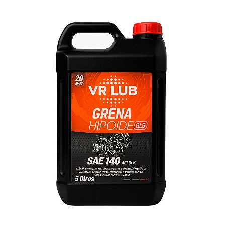 Óleo Lubrificante 140 GL5 5L VR Lub