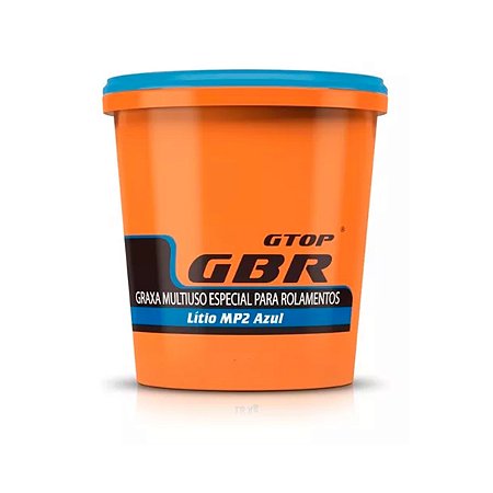 Graxa Azul Rolamento Lítio Mp2 500g Gtop GBR