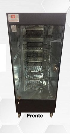 Maquina Assar Frangos e Carnes Giratória RF120G (queimadores a gás) - Black 06 Grelhas