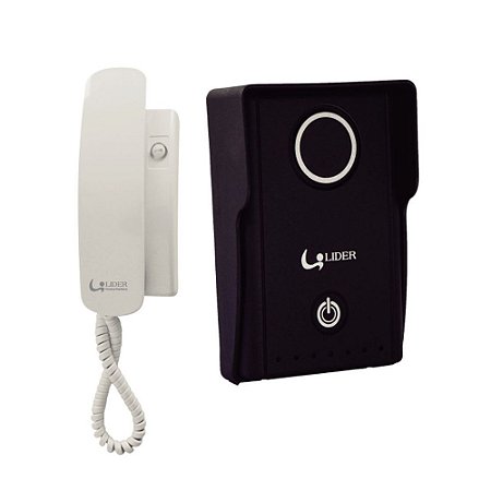 Interfone Porteiro Smart Lider Com Rede Elétrica no monofone