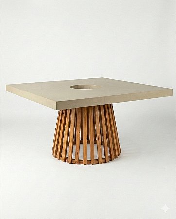 Mesa Laqueada Vazada