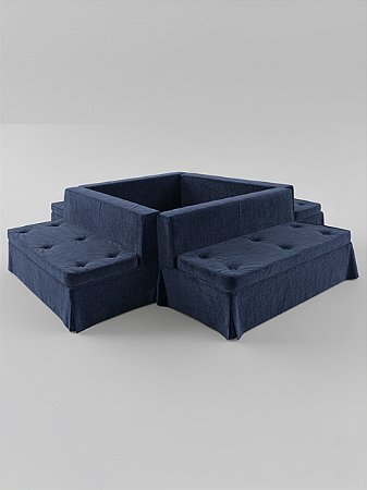 Futons Ilha - Azul Marinho