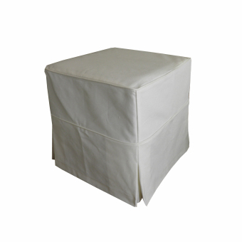 Pufe Off White - 45x45cm