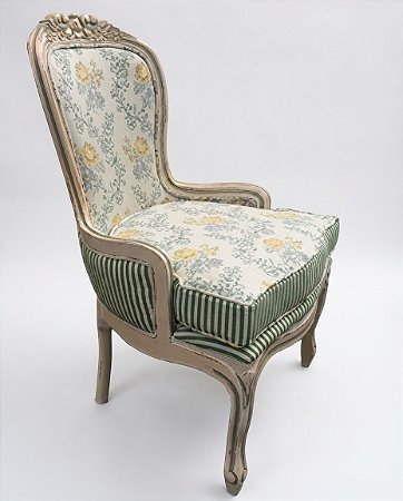 Poltrona Vitoriana estampada