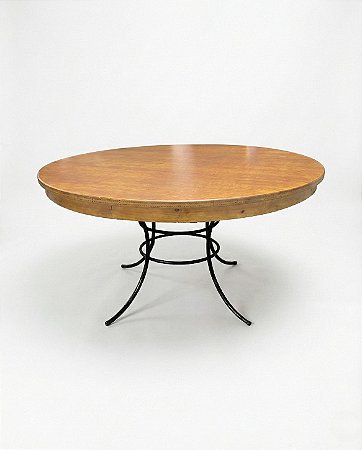 Mesa Redonda em Madeira 160cm