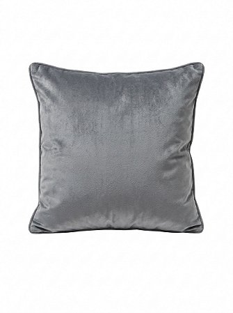 Almofada 45x45cm - Veludo Cinza
