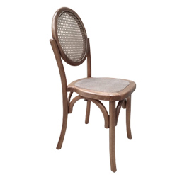 Cadeira Panamá com encosto em palha