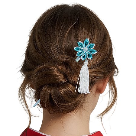 Palito japonês para cabelo - Kanzashi. Modelo Saori.