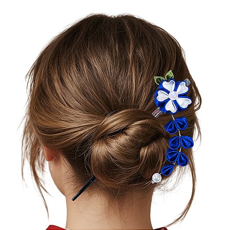 Palito japonês para cabelo - Kanzashi. Modelo Sakura.