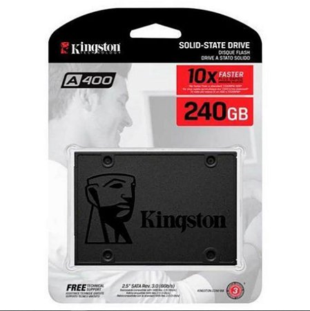 SSD Kingston 240gb A400 Sata3 2,5 7mm - 240g