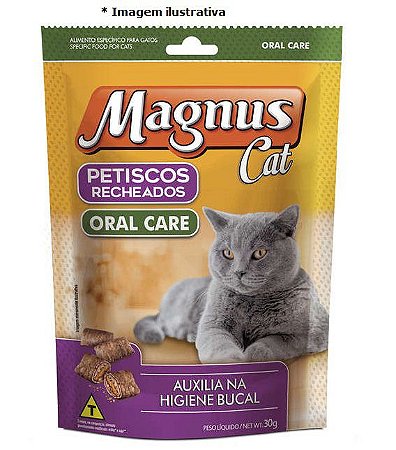Petiscos Magnus Cat Recheados Oral Care 30gr