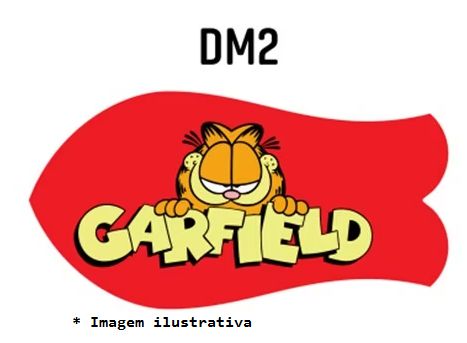 Placa de Identificação Para Gatos Impermeável  Garfield