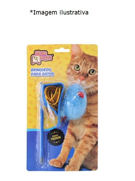 Brinquedo para Gatos Varinha Flip Wall com Ratinho