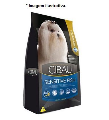 Ração Farmina Cibau Sensitive Fish Mini para Cães Raças Pequenas 3kg