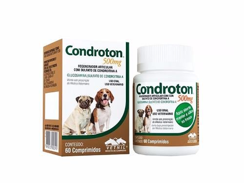 Condroton Vetnil Regenerador Articular 500 mg 60 comprimidos