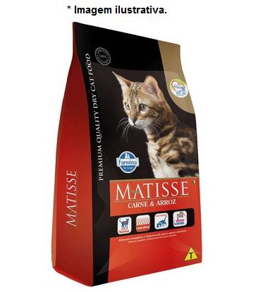 Ração Farmina Matisse Carne e Arroz para Gatos Adultos 7,5kg