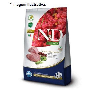Ração N&D Quinoa Weight Management  Cães Adultos Cordeiro 10,1 kg