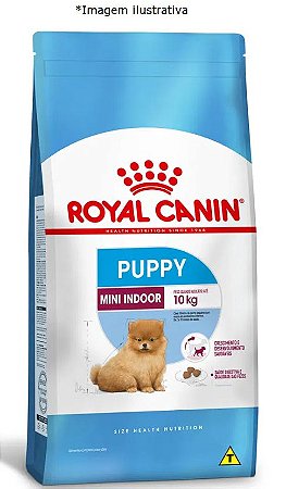 Ração Royal Canin Mini Indoor Puppy para Cães Filhotes 7,5kg