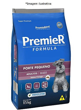 Ração Premier Fórmula Porte Pequeno Cães Adultos 15kg