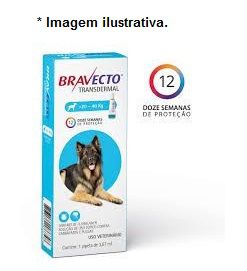 Antipulgas e Carrapatos MSD Bravecto Transdermal para Cães de 20 a 40kg