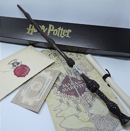Varinha Standard Albus Dumbledore + Carta Personalizada 