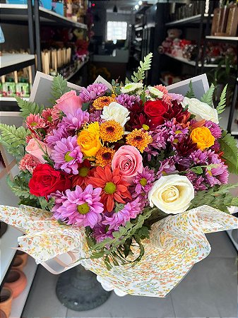 Mix de Rosas e Flores do Campo