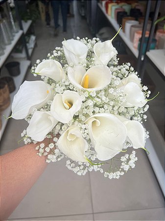 Buque Noiva 12 Copos de Leite e Gypso