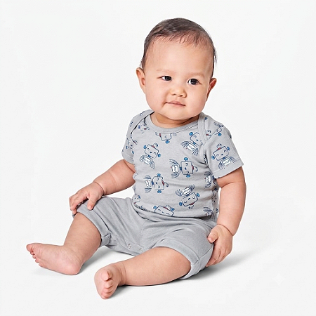 Conjunto baby masc. tam P
