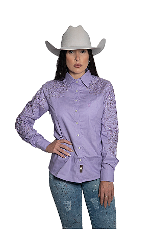 CAMISA FEMININA TRUCK LILÁS