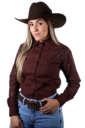 Camisa Feminina Truck Marrom