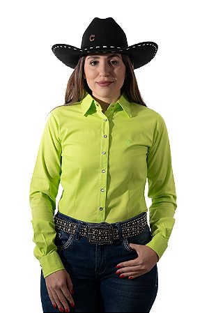 Camisa Feminina Básica Limão