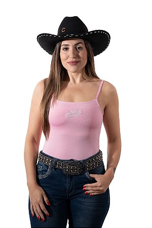 REGATA FEMININA BASICA ROSA