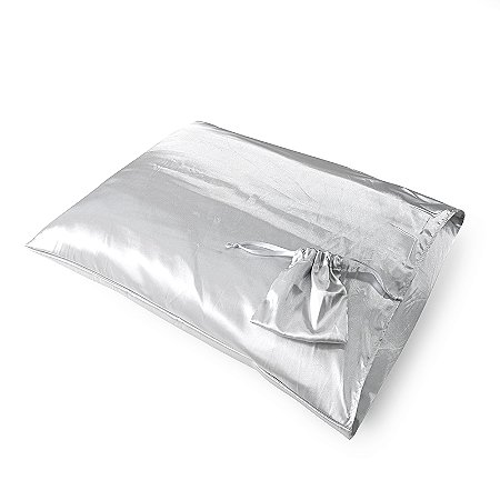 Fronha de cetim silver soft dream
