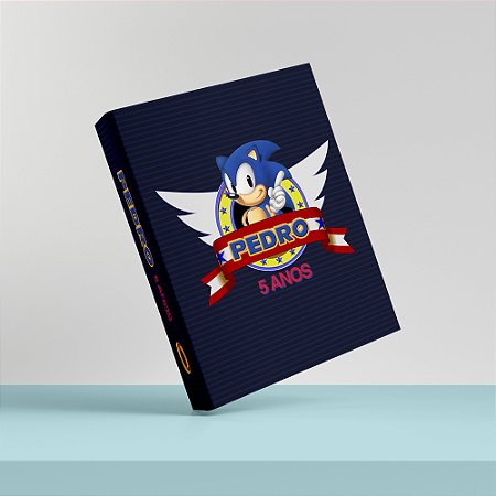 Album Fichário Para Fotos - Sonic