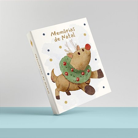 Album Fichário Para Fotos - Natal Rena