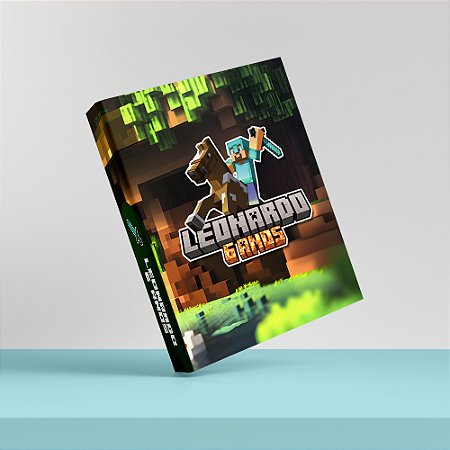 Album Fichário Para Fotos Minecraft Personalizado