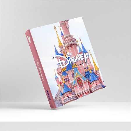 Album Fichário Para Fotos - Disney Paris Rosa
